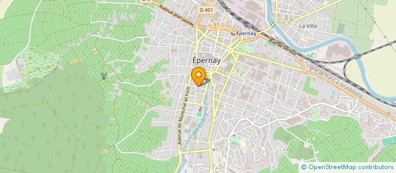 localisation de l'entreprise A.K.SPORTS à EPERNAY