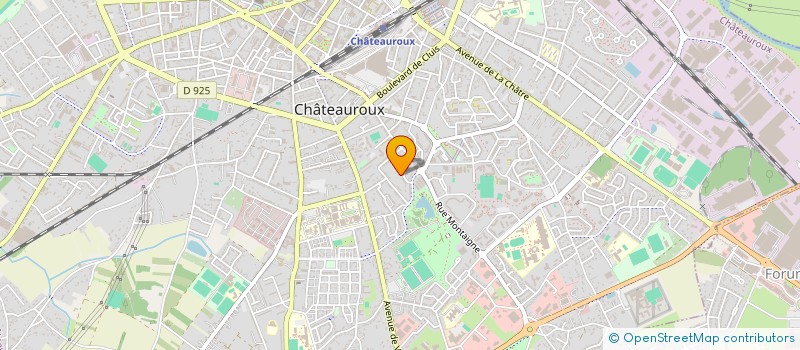localisation de l'entreprise A.K TOUT TRAVAUX à CHATEAUROUX