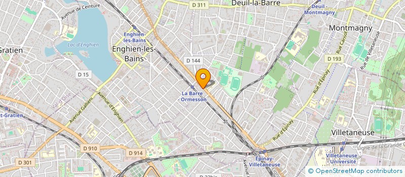 localisation de l'entreprise A.K. TRANSPORTS  VILLIERS-LE-BEL