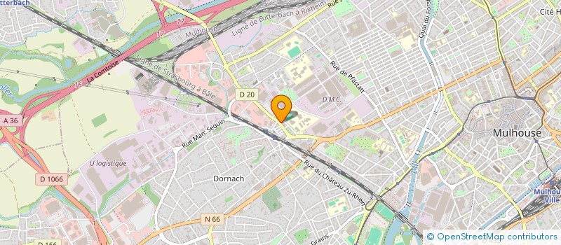 localisation de l'entreprise A K TSM à MULHOUSE