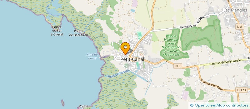 localisation de l'entreprise A KA LIZE' LEN à PETIT-CANAL
