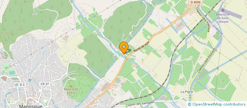localisation de l'entreprise A-KAR CONCEPT à MANOSQUE