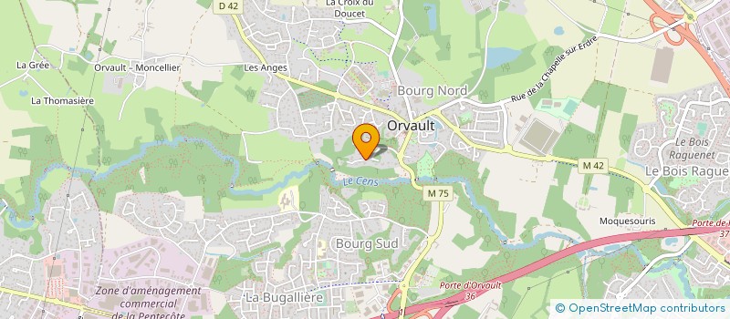 localisation de l'entreprise A.KOUDSIE à ORVAULT