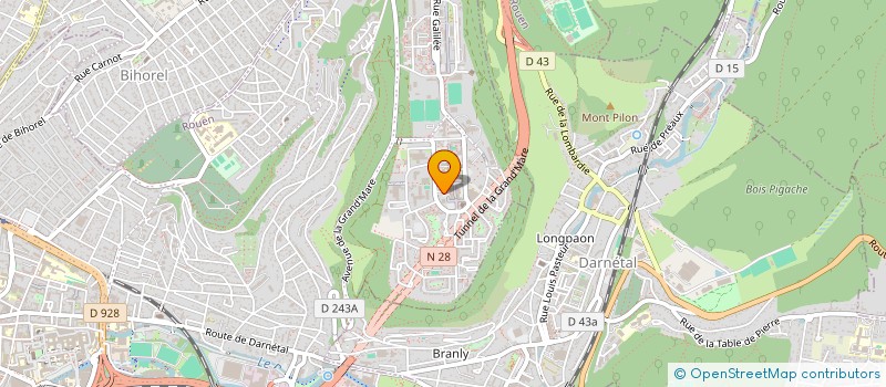 localisation de l'entreprise A KUMA MATATA à ROUEN