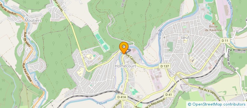 localisation de l'entreprise A.L 2C  HOMECOURT