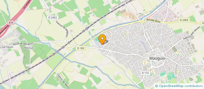 localisation de l'entreprise A&L  MAUGUIO