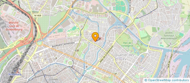localisation de l'entreprise A.L.A. FINANCIERE à STRASBOURG