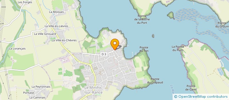 localisation de l'entreprise A L'ABRI DES VENTS D'OUEST  LE MINIHIC-SUR-RANCE