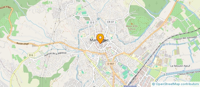 localisation de l'entreprise A L AFFICHE  MANOSQUE