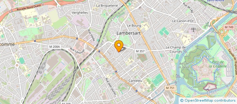 localisation de l'entreprise A L'AFFUT à LILLE