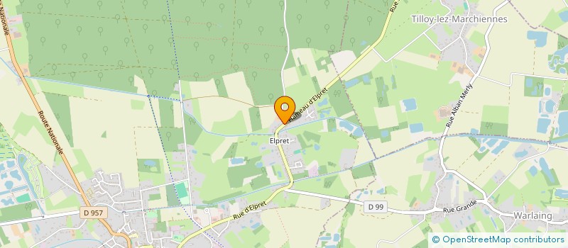 localisation de l'entreprise A L'AFFUT  MARCHIENNES