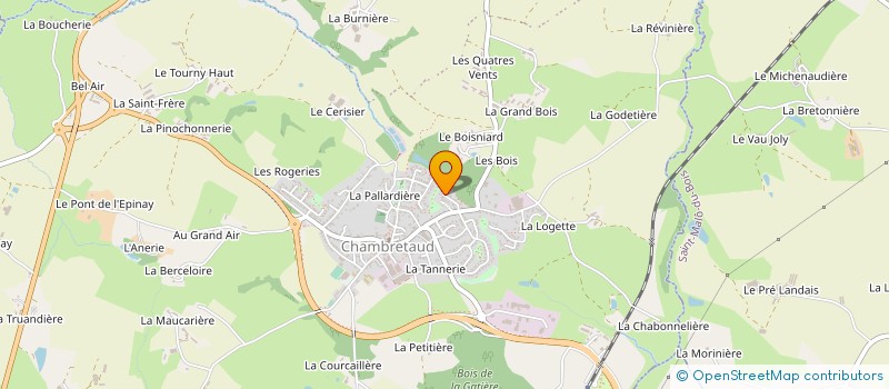 localisation de l'entreprise A L'AIR ELEC  CHANVERRIE