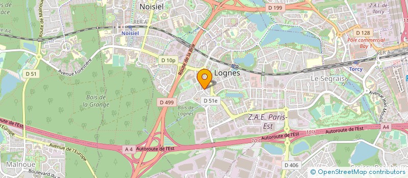 localisation de l'entreprise A L'AISE BLAZE à LOGNES