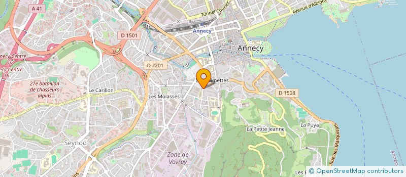 localisation de l'entreprise A L'AMITIE à ANNECY
