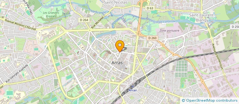 localisation de l'entreprise A L'ANDOUILLETTE D'ARRAS à ARRAS
