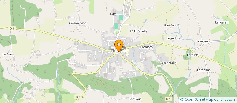 localisation de l'entreprise A L'ANGLE  PLUMELEC