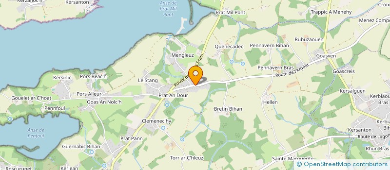 localisation de l'entreprise A L'ARBRE QUI DANSE  LOGONNA-DAOULAS