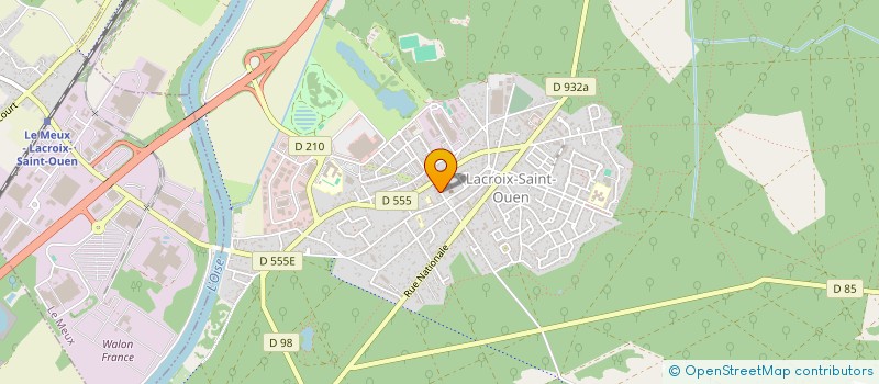 localisation de l'entreprise A L ARTISAN DU PAIN à LACROIX-SAINT-OUEN