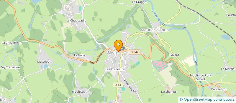 localisation de l'entreprise A.L ASSAINISSEMENT à AHUN