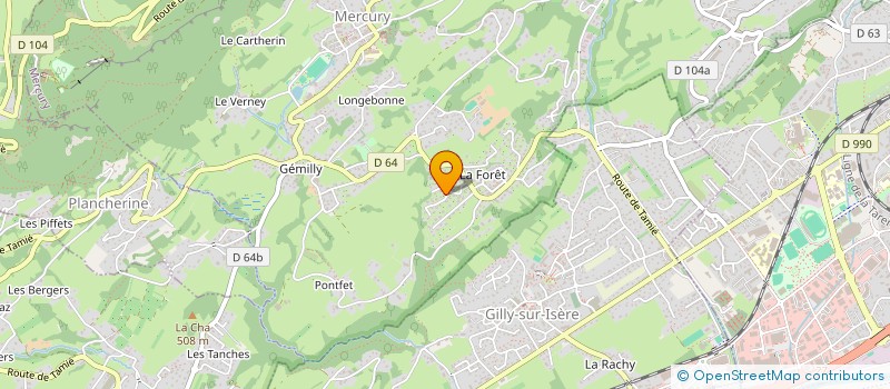 localisation de l'entreprise A L'ASSAUT DES SOMMETS  MERCURY