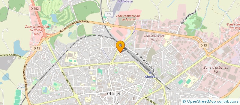 localisation de l'entreprise A L'ASSOSS MOLIERE à CHOLET