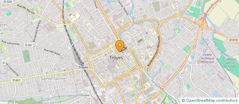 localisation de l'entreprise A L'AUBE DU JEU  TROYES