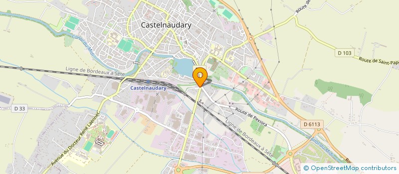 localisation de l'entreprise A.L. AUTO à CASTELNAUDARY