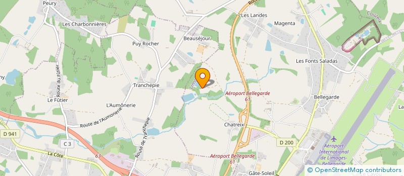 localisation de l'entreprise A L'AVENTURE à LIMOGES