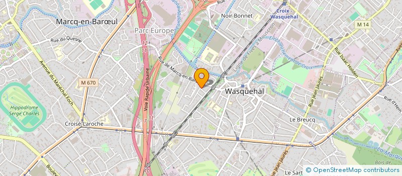 localisation de l'entreprise A.L.B à WASQUEHAL