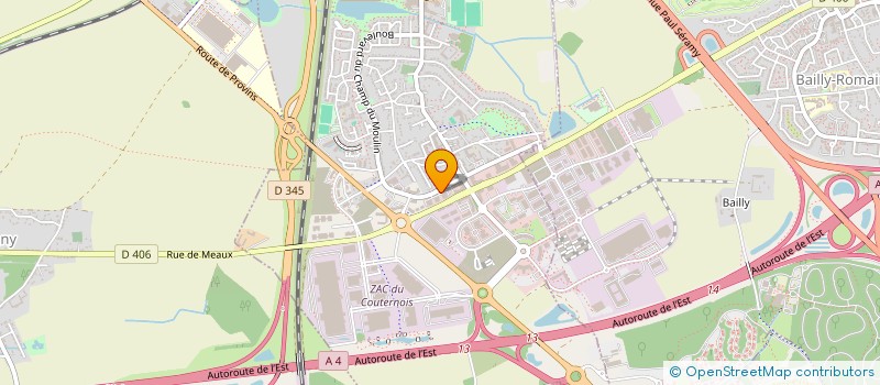 localisation de l'entreprise A.L.B. CONCEPT  SERRIS