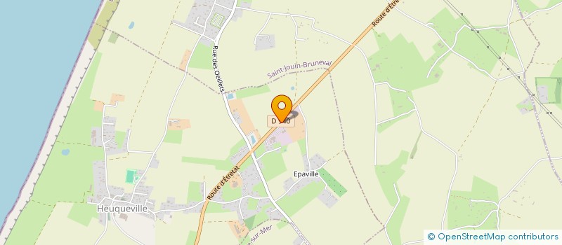 localisation de l'entreprise A.L.B. TP  HEUQUEVILLE