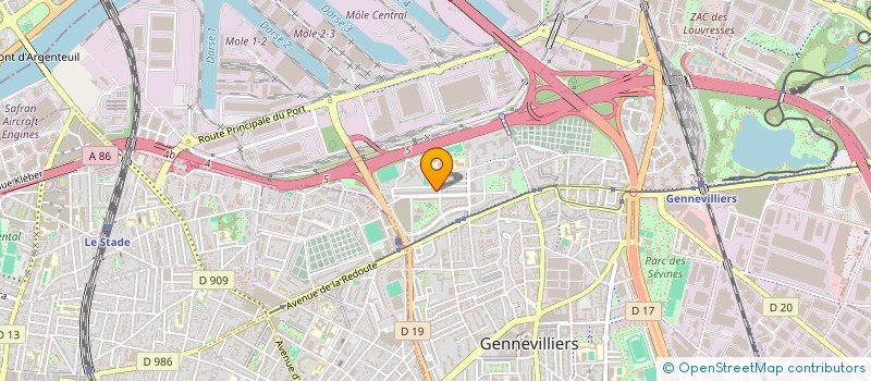 localisation de l'entreprise A.L.C. à GENNEVILLIERS