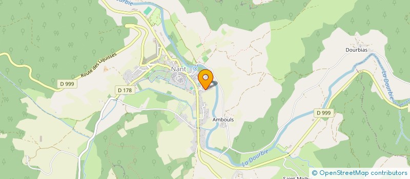 localisation de l'entreprise A.L.C.  NANT