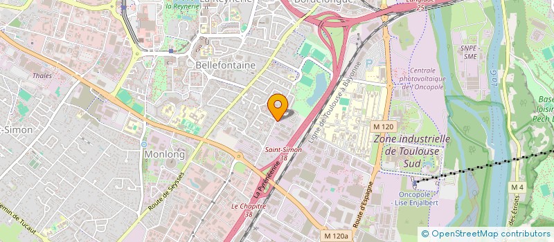 localisation de l'entreprise A.L.C à TOULOUSE