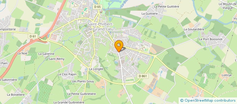 localisation de l'entreprise A.L.C à SAINT-PHILBERT-DE-GRAND-LIEU