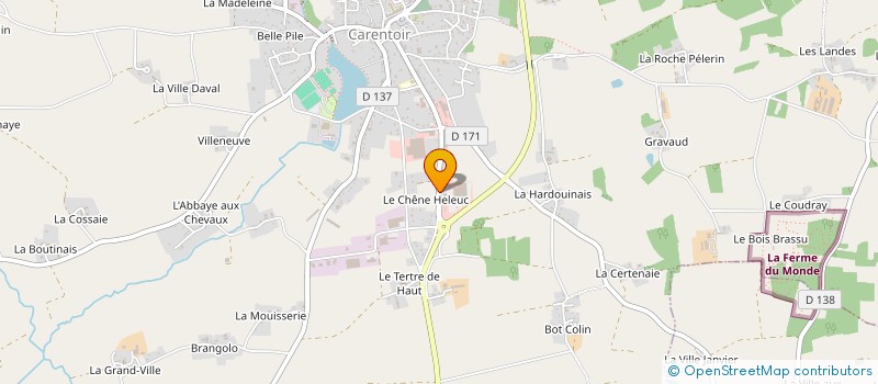 localisation de l'entreprise A.L.C.A.D.I.S. DEVELOPPEMENT à CARENTOIR