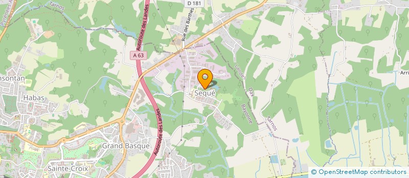 localisation de l'entreprise A.L.C.G. à BAYONNE