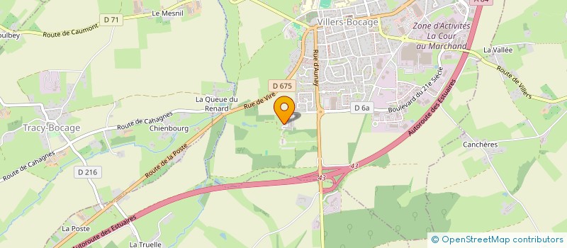 localisation de l'entreprise A.L CARE  VILLERS-BOCAGE