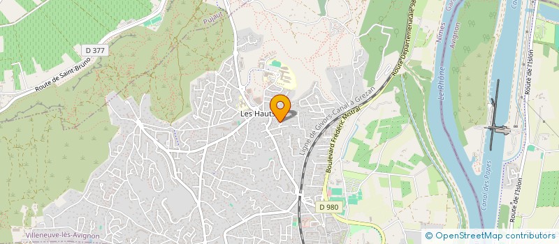 localisation de l'entreprise A.L. CONSEIL  VILLENEUVE-LES-AVIGNON