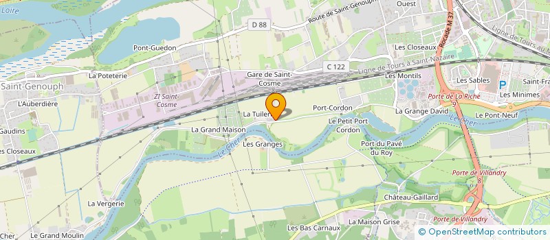 localisation de l'entreprise A.L. CONSTRUCTION  LA RICHE