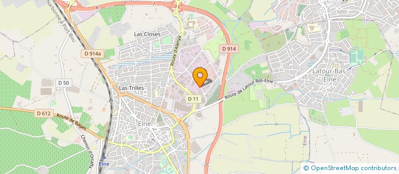 localisation de l'entreprise A.L CONSTRUCTIONS à ELNE
