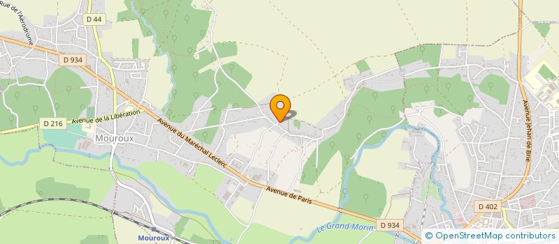 localisation de l'entreprise A.L.D.  MOUROUX