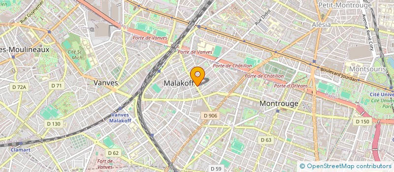 localisation de l'entreprise A.L.D.SARL  MALAKOFF