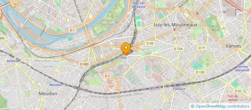 localisation de l'entreprise A.L. DATA & FINANCE à ISSY-LES-MOULINEAUX