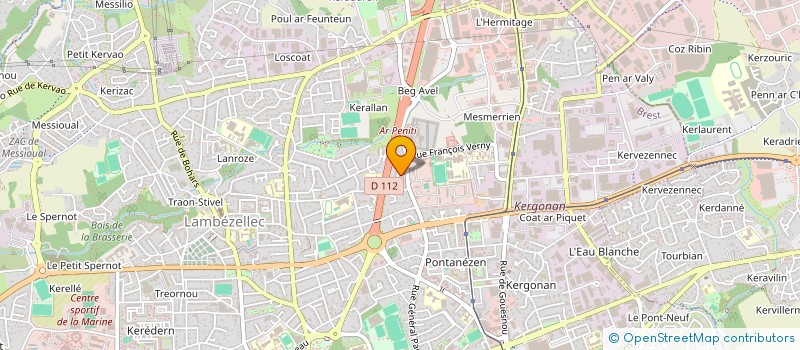 localisation de l'entreprise A.L DIFFUSION à BREST