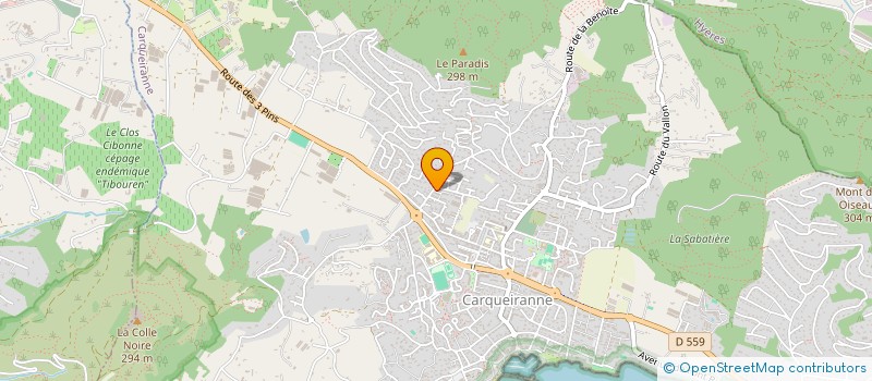 localisation de l'entreprise A.L.E.A  CARQUEIRANNE