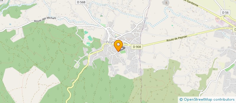 localisation de l'entreprise A.L.E.B.A  PEYNIER