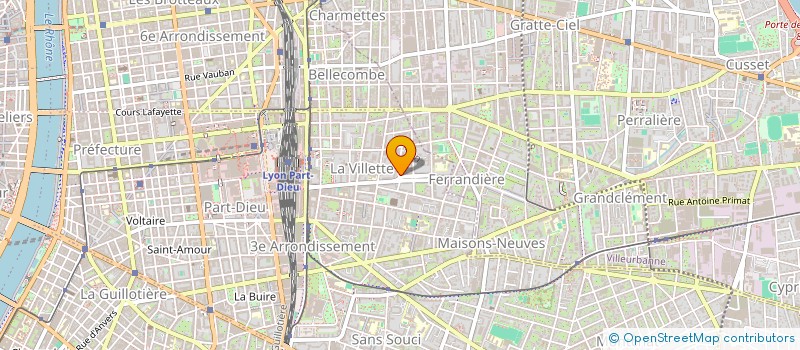 localisation de l'entreprise A.L.E.S. à LYON