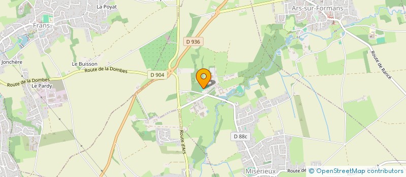 localisation de l'entreprise A.L.E.S.A DE CIBEINS  MISERIEUX