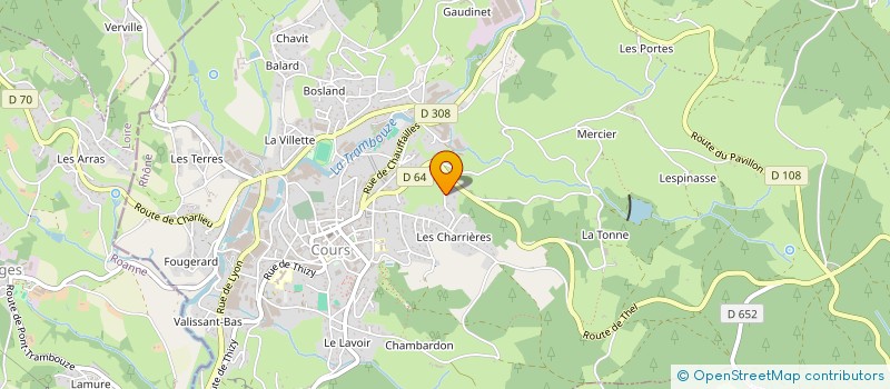 localisation de l'entreprise A L E X A M  COURS